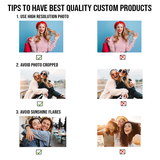 Custom Photo Ornament, Family Photo Ornament, Dad Photo Ornaments | Dad Wings