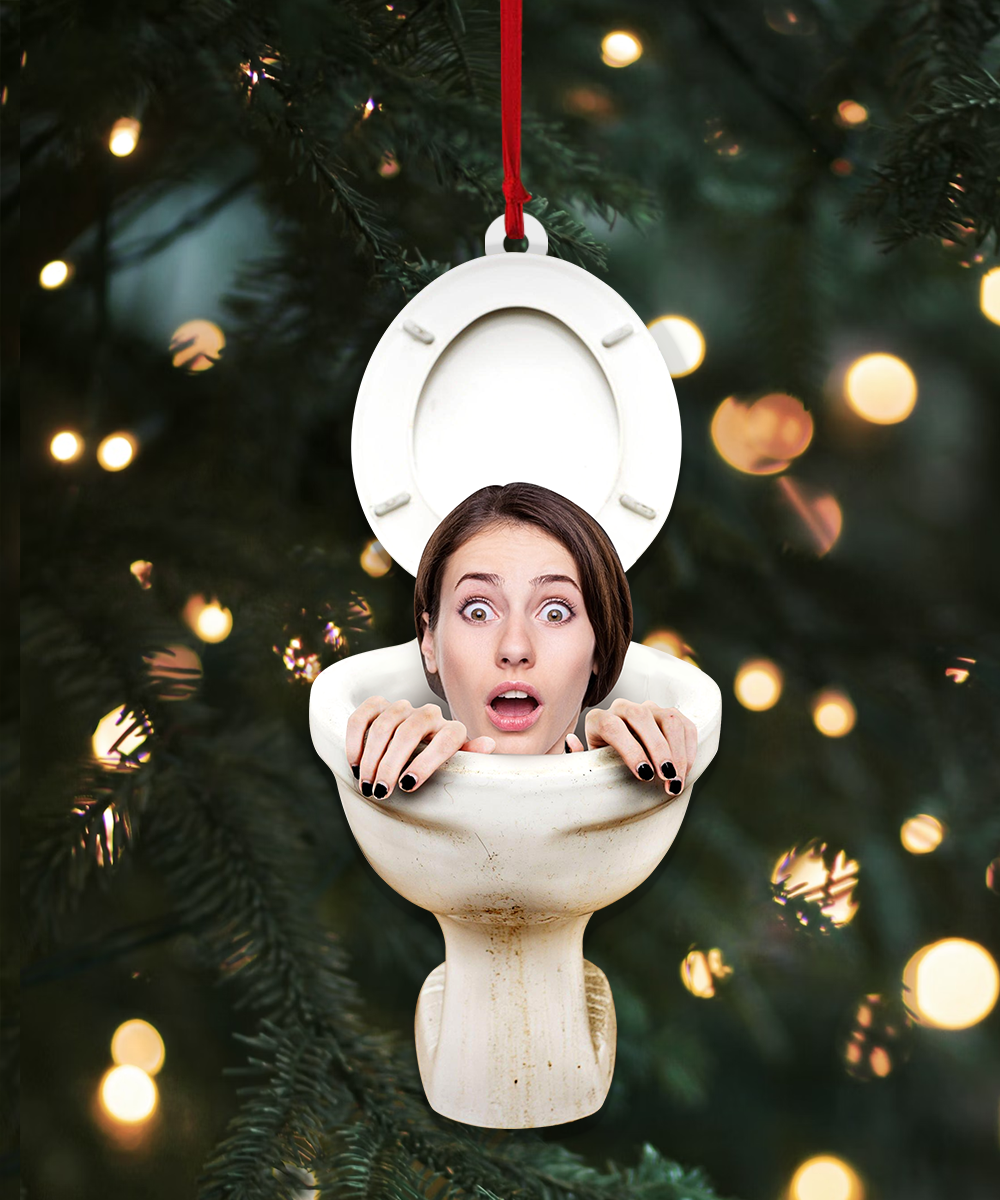 Custom Photo Ornament - Personalized Photo Mica Ornament - Gift For Family Member - Funny Christmas Moments | NewF