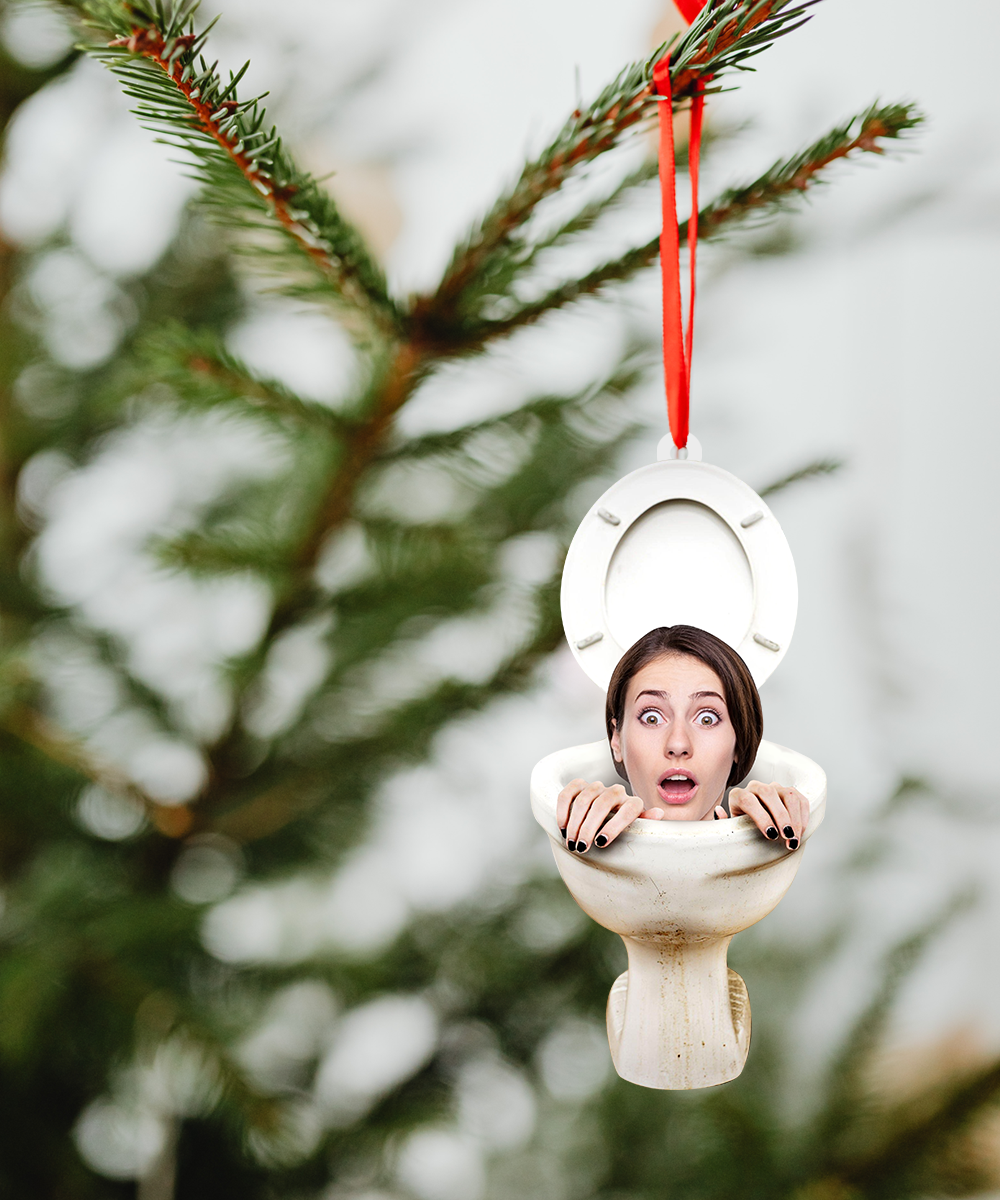 Custom Photo Ornament - Personalized Photo Mica Ornament - Gift For Family Member - Funny Christmas Moments | NewF
