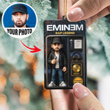 Turn Your Photo into an Action Figure - Custom Photo Ornament Toy Box Portrait | Rap Legend