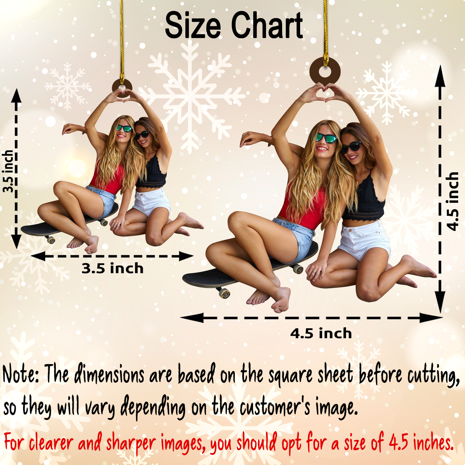 Custom Photo Ornament, Family Ornament 2023, Christmas Ornament, Gift for Family | Family 8