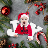 Custom photo Ornament - ersonalized Custom Photo Mica Ornament - Christmas Gift For Kid, Family Members| Joy