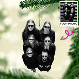 Customized Your Photo Ornament - Personalized Photo Mica Ornament - Christmas Gifts For Family, Fiend | Family