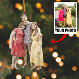 Personalized Photo Ornament - Christmas Gift For Family Member, Friends - Customized Your Photo Ornament | 3D 2