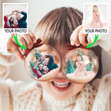 Custom Photo Christmas Ball Ornament, Personalized Christmas Gifts | Ball Family