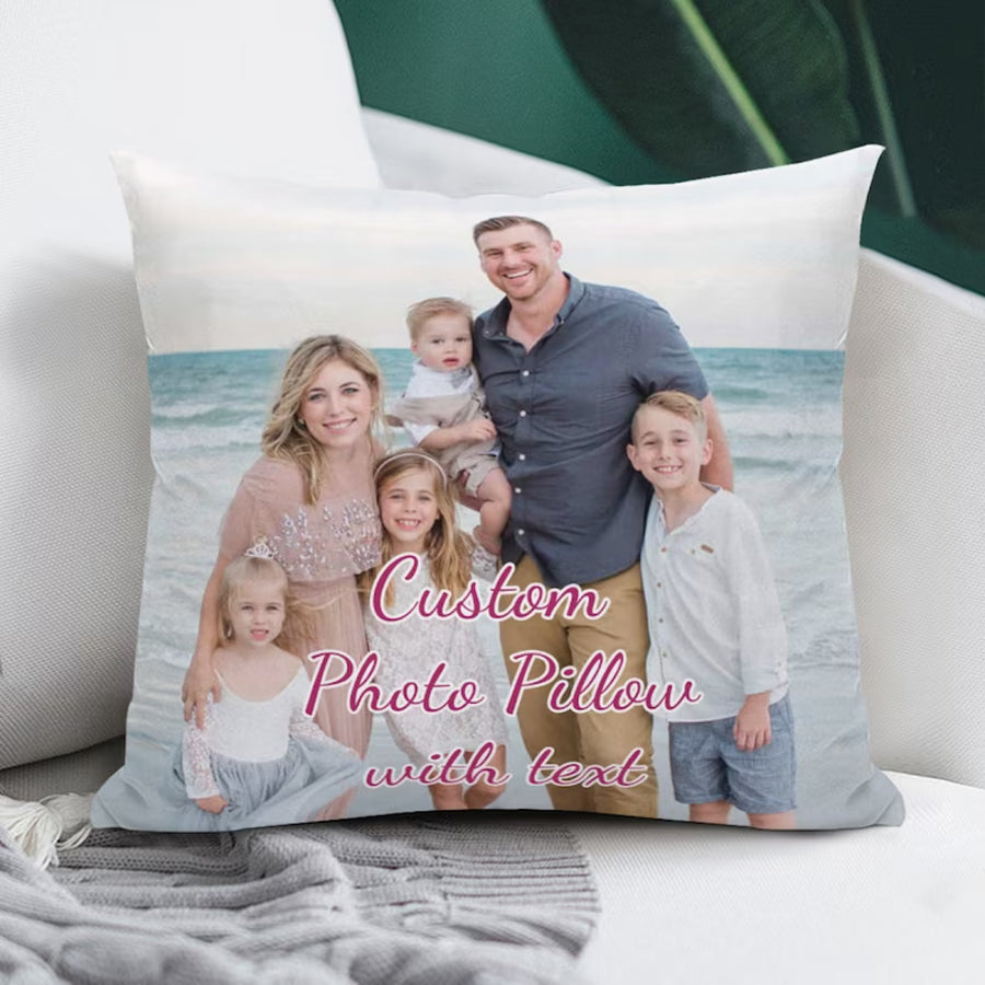Custom Photo Pillow, Personalized Pillow, Home Decoration, Personalized Picture Gifts, Housewarming Gifts, Christmas Gift