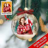 Custom Photo Christmas Ball Ornament, Personalized Christmas Gifts | Ball Family