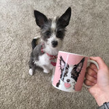 Personalised Pet Mug, Dog Coffee Mug, Pet Memorial, Gift Idea for Dog Lovers, Dog Mom, Custom Dog Portrait