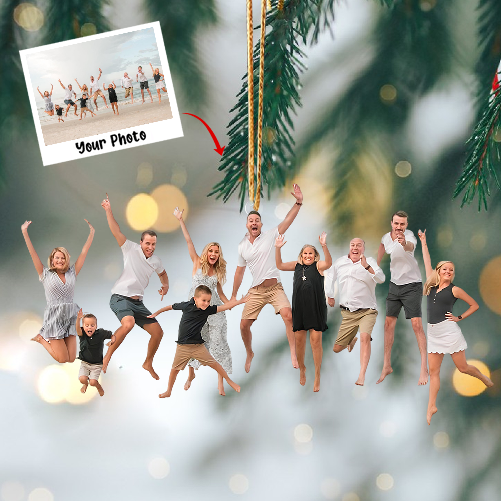 Custom Photo Ornament, Friendship Ornament, Christmas Gifts for Group Friendship, Custom Best Friend Gift | Friend 14