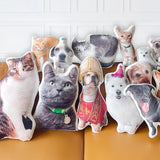 Custom Pet Photo Pillow, Custom Pet Memorial Pillow, Home Decoration, Custom Shaped Pillow, Funny Gift