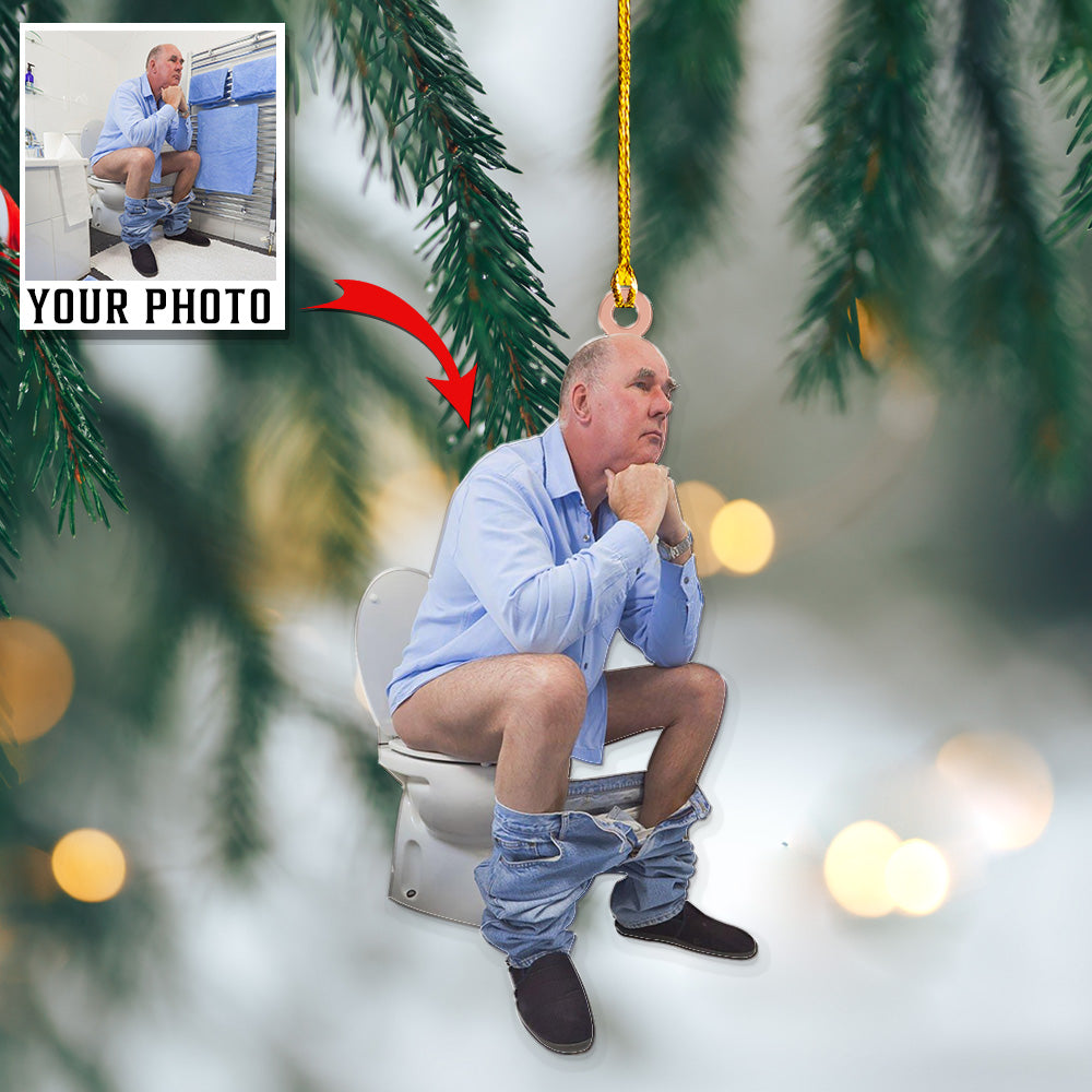 Customized Your Photo Ornament - Funny Christmas - Gift For Family Member | Funny