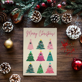Boxed Christmas Card, Christmas Tree Card Set, Holiday Card Set, Christmas Cards, Merry Christmas Cards
