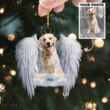 Custom Photo Ornament, You Are My Angel, Christmas Gift For Pet Lover, Pet Loss Gift| Pet Wings