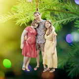 Personalized Photo Ornament - Christmas Gift For Family Member, Friends - Customized Your Photo Ornament | 3D 2