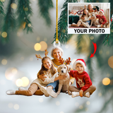 Family Photo Ornament - Personalized Custom Photo Mica Ornament - Christmas Gift For Family, Family Members | Friend 7