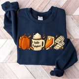 Hello Pumpkin Shirt, Thanksgiving Gift, Pumpkin Tee, Autumn Gift, Fall Clothing, Autumn T-Shirt,Thanksgiving Gift Idea