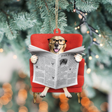 Custom Pet Photo Ornament - Christmas, Birthday Gift For Pet Mom, Pet Dad, Dog Mom, Dog Dad, Cat Mom, Cat Dad, Dog Parents | NewDO