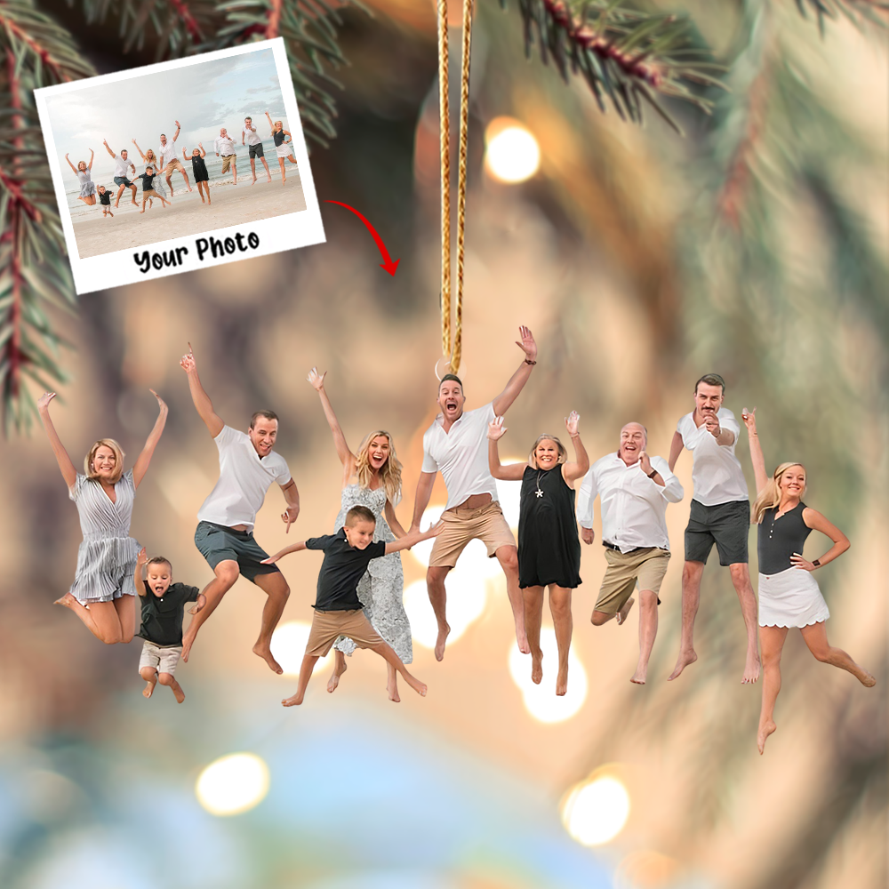 Custom Photo Ornament, Friendship Ornament, Christmas Gifts for Group Friendship, Custom Best Friend Gift | Friend 14