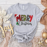 Merry Christmas Shirt, Merry Christmas Buffalo Plaid Shirt, Christmas Shirt, Christmas Love Shirt, Christmas Family Shirt, Christmas Gift