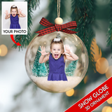 Custom Photo Christmas Ball Ornament, Personalized Christmas Gifts | Ball Family