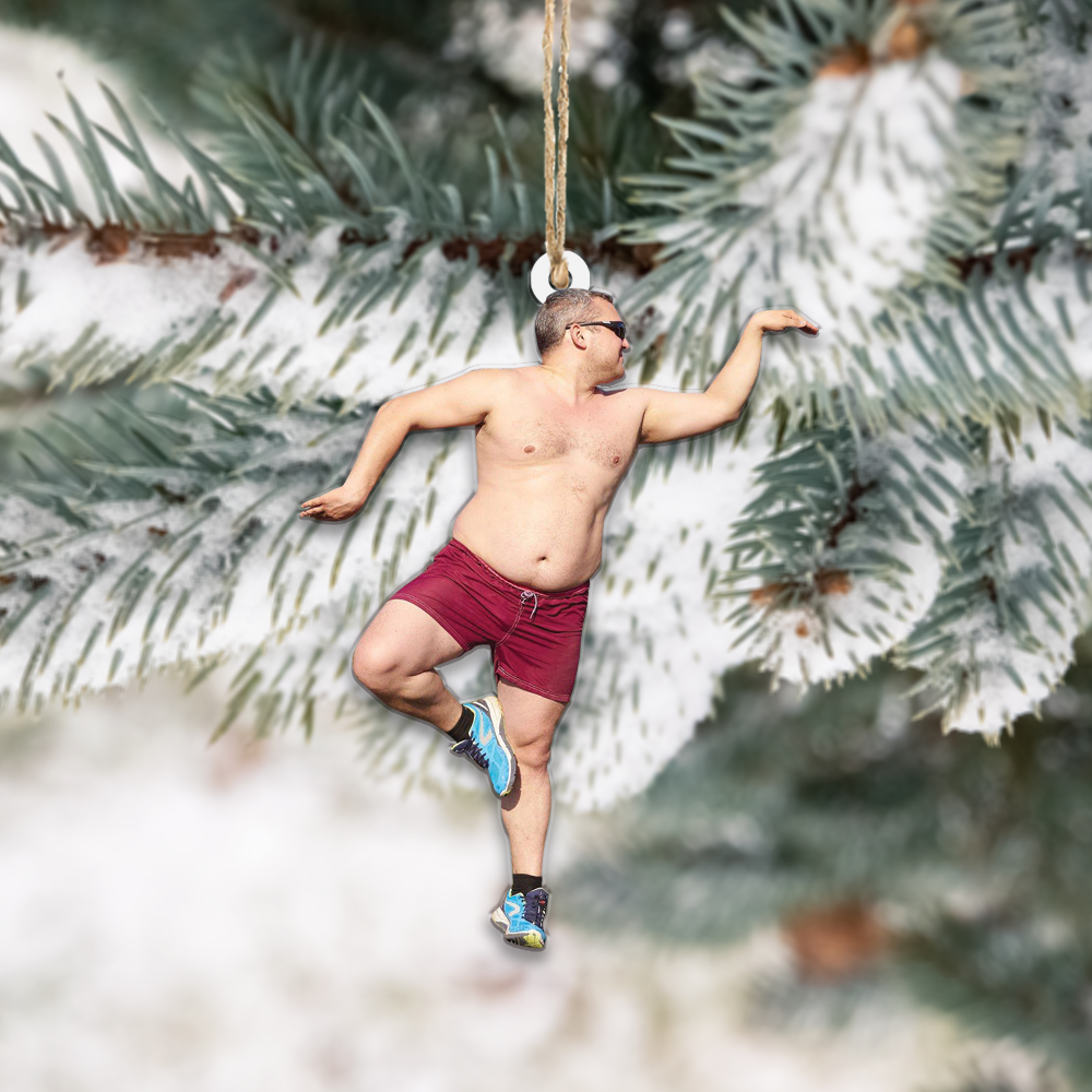 Custom Photo Ornament -Christmas Gift For Friend And Family - Funny Moment Photo | Funny 2