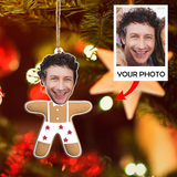 Custom Photo Ornament - Personalized Photo Mica Ornament - Christmas Gift For Family Members | Cookie