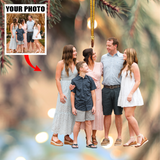 Custom Photo Ornament - Family Photo Gift - Christmas, Birthday Gift For Family, Family Members, Mom, Dad, Husband, Wife | Friend 1