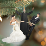 Custom Photo Ornament, Personalized Christmas Gifts for Religious Couple, Christian Wedding Ornament | Religious Couple