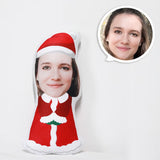 Customized Christmas gift, Custom Face Pillow, Santa Claus Doll Present, Customized Christmas Gift, Christmas Couple Doll