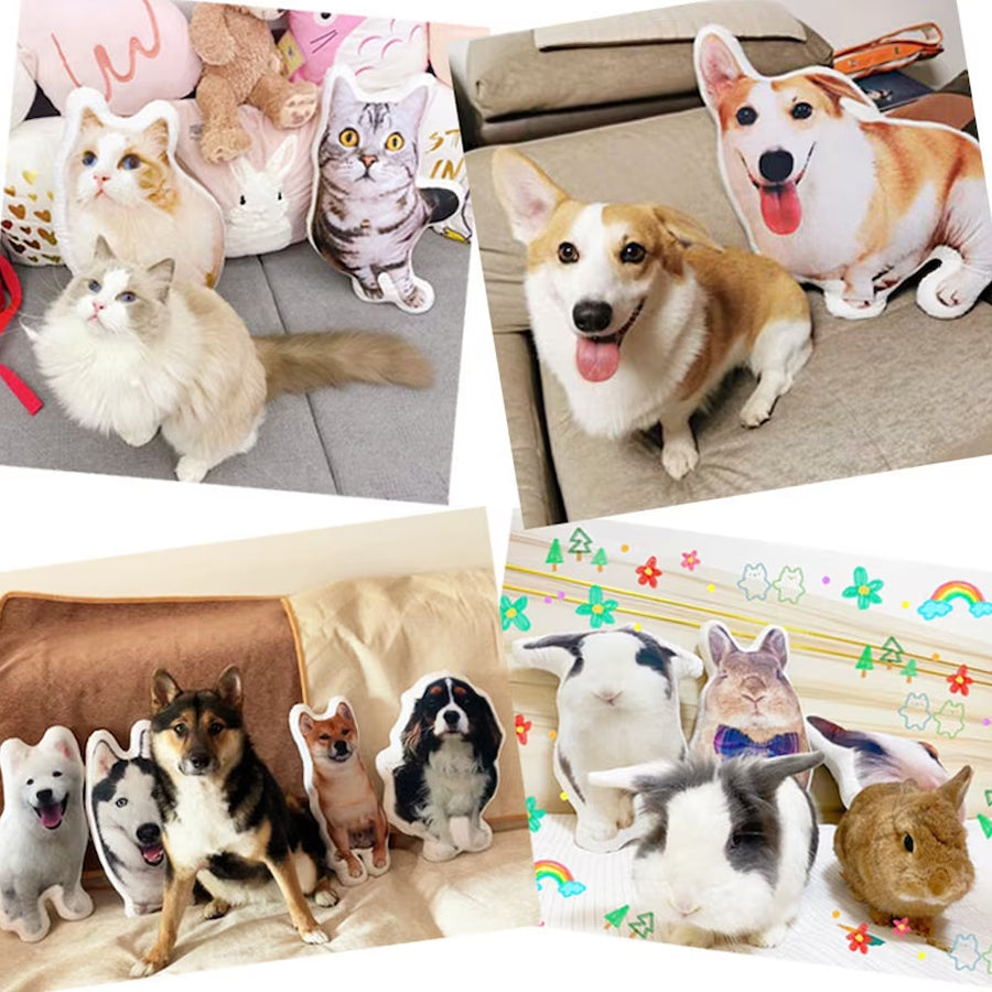 Custom Pet Pillow, Personalized Pillow, Pet Memorial Gift, Custom Shape Pillow, Dog Pillow, Cat Pillow, Pet Lover Gift