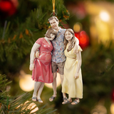 Personalized Photo Ornament - Christmas Gift For Family Member, Friends - Customized Your Photo Ornament | 3D 2