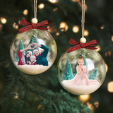 Custom Photo Christmas Ball Ornament, Personalized Christmas Gifts | Ball Family
