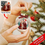 Custom Photo Christmas Ball Ornament, Personalized Christmas Gifts | Ball Family