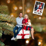 Custom Family Photo Ornament, Family Christmas Ornament, Gift For Family Members, Friends | Family 7