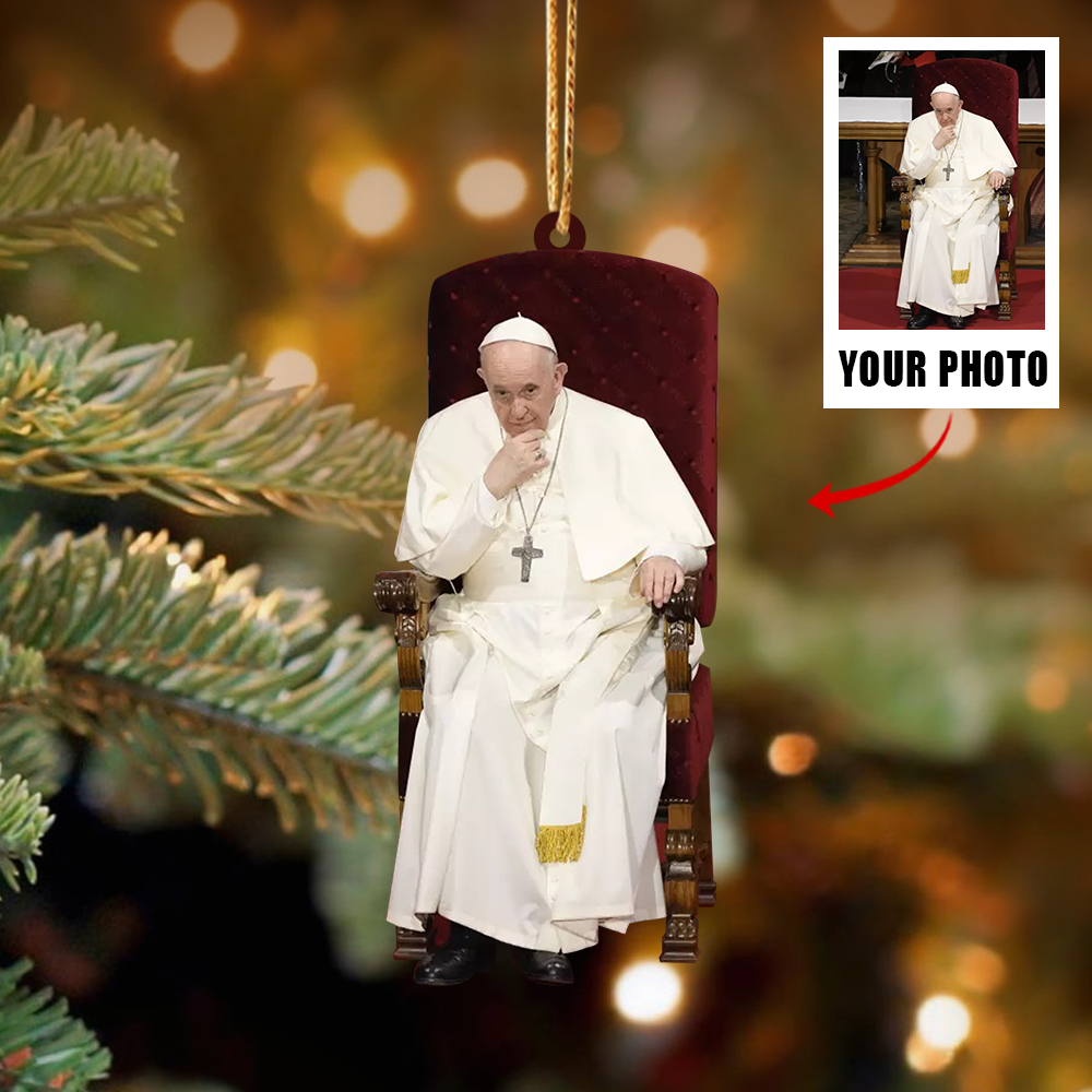 Custom Photo Ornament for God Lover - Perfect Gift for Christians, Family and Friends | Jesus 3