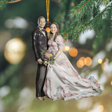 Personalized Photo Ornament - Christmas Gift For Family Member, Friends - Customized Your Photo Ornament | 3D 3