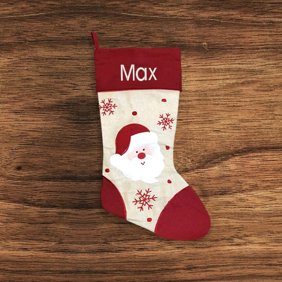 Personalized Christmas Stockings, Family Decoration, Santa, Reindeer, Snowman Stocking, Christmas Gift