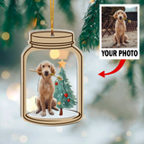 Customized Your Photo Ornament - Personalized Photo Mica Ornament - Christmas Gifts For Bestie, Sister, family, couple | Final