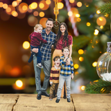 Custom Family Photo Ornament | Family New