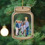 Customized Your Photo Ornament - Personalized Photo Mica Ornament - Christmas Gifts For Bestie, Sister, family, couple | Final