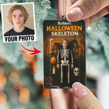 Turn Your Photo into an Action Figure - Custom Photo Ornament Toy Box Portrait | Halloween Skeleton