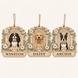 Personalized Wedding Pup Photo Wood Ornament - Custom Pet Keepsake - image 4
