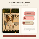 Personalized Forever Postcard Pet Memorial Photo Wood Ornament - Custom Pet Keepsake - image 9