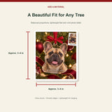 Personalized French Bulldog Photo Acrylic Ornament - Custom Christmas Keepsake - image 3