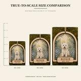 Personalized Secret Garden Pet Memorial Photo Wood Ornament - Custom Pet Keepsake - image 6