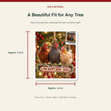 Personalized Backyard Chickens Acrylic Ornament - Custom Photo Keepsake - image 3