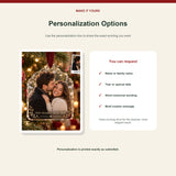 Personalized Tenth Anniversary Acrylic Ornament - Custom Photo Keepsake - image 7