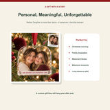 Personalized Mother Daughter Acrylic Ornament - Custom Photo Keepsake - image 5