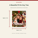 Personalized Siblings Acrylic Ornament - Custom Photo Keepsake - image 3