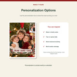 Personalized Siblings Acrylic Ornament - Custom Photo Keepsake - image 7